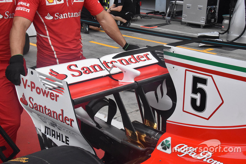 Ferrari SF70H: Heckflügel