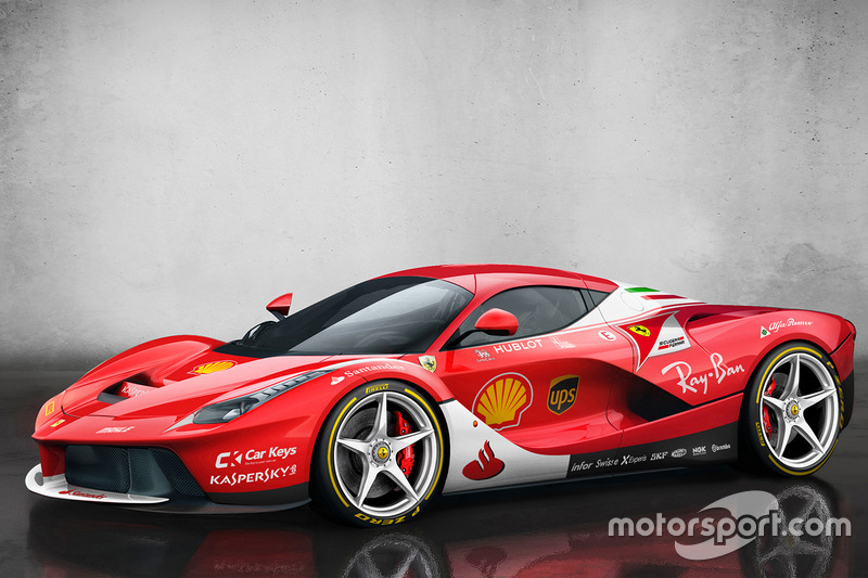 LaFerrari in Scuderia Ferrari livery