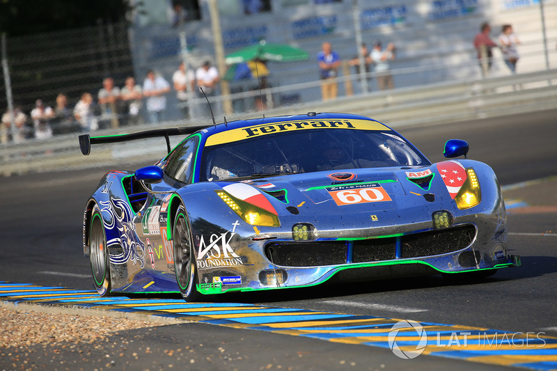 56. №60 Clearwater Racing Ferrari 488 GTE: Ричард Уи, Алвару Парент, Хироки Като