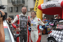 Andrea Crugnola e Moira Lucca, premiazione Rally del Ticino
