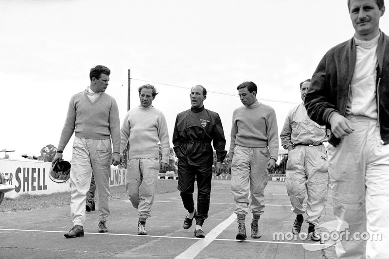 1961, Tim Parnell, Innes Ireland, Stirling Moss, Jim Clark, Jack Fairman ve Lucien Bianchi