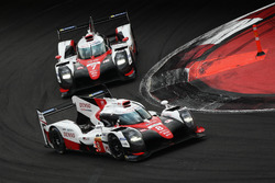 #8 Toyota Gazoo Racing Toyota TS050 Hybrid: Anthony Davidson, Sébastien Buemi, Kazuki Nakajima, #7 Toyota Gazoo Racing Toyota TS050 Hybrid: Mike Conway, Kamui Kobayashi, Jose Maria Lopez