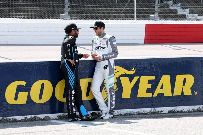 Chase Elliott, Hendrick Motorsports, Bubba Wallace, 23XI Racing