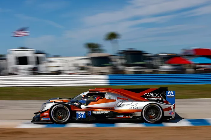 #37 Intersport Racing ORECA LMP2 07: Oliver Jarvis, Seth Lucas, Jon Field