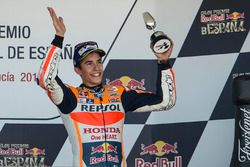 Podio: terzo Marc Marquez, Repsol Honda Team