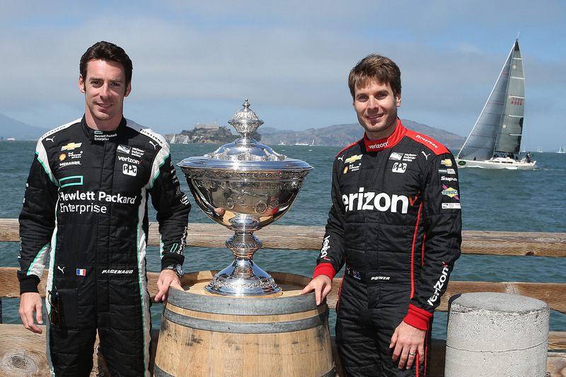 Contendientes por el CampeonatoSimon Pagenaud, Team Penske Chevrolet, Will Power, Team Penske Chevro