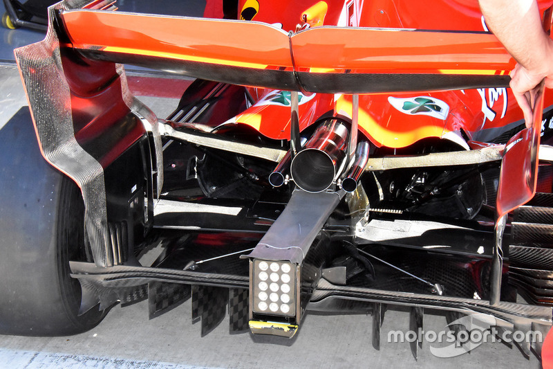 Ferrari SF71H rear and diffuser