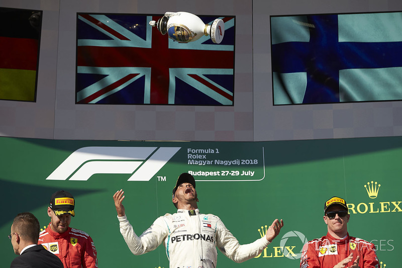 GP de Hungría: 1º Hamilton, 2º Vettel, 3º Raikkonen
