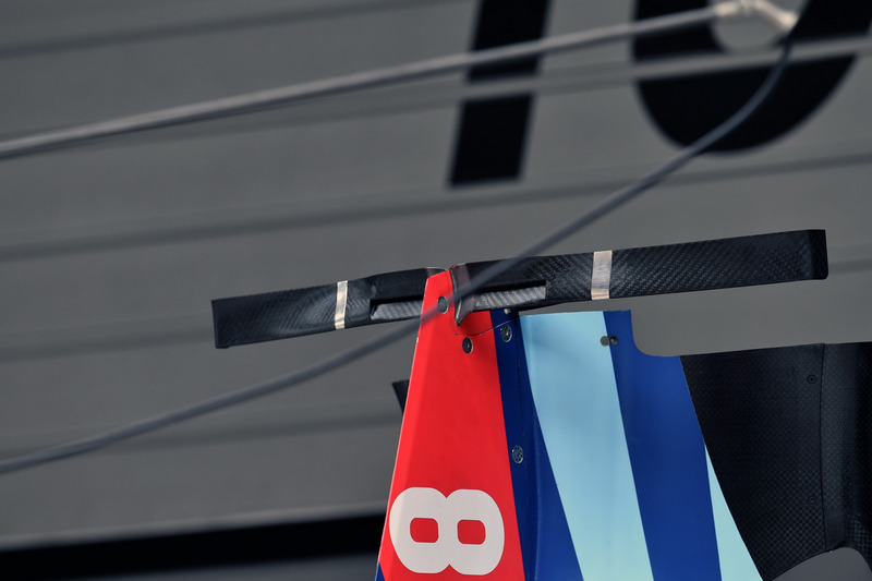 Detalle de la carrocería Williams FW41