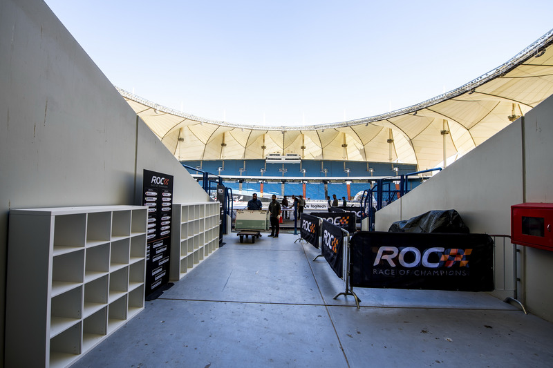 Preparaciones de la pista