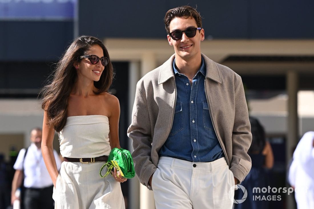 George Russell, Mercedes-AMG F1 Team, dziewczyna Carmen Montero Mundt