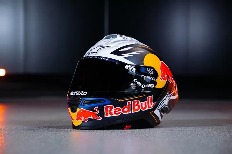 Pedro Acosta, Red Bull KTM Factory Racing, casque
