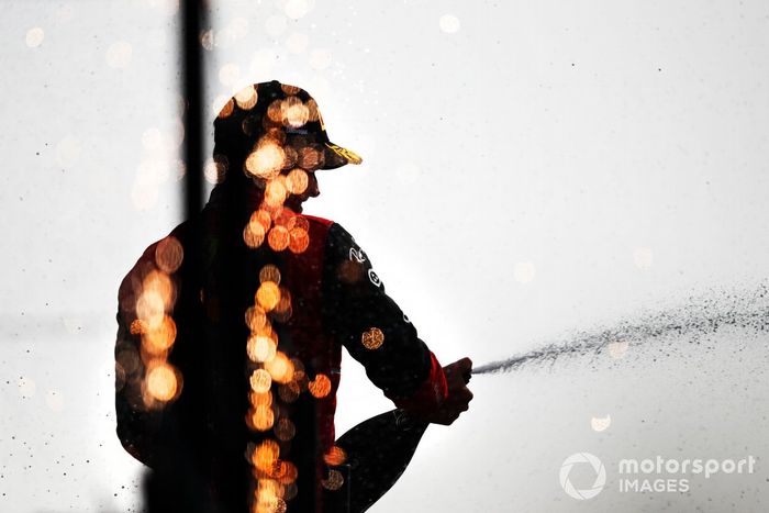 Podio: tercer lugar Charles Leclerc, Ferrari