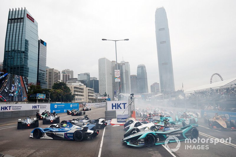 Start zum ePrix Hongkong der Formel E 2018/19