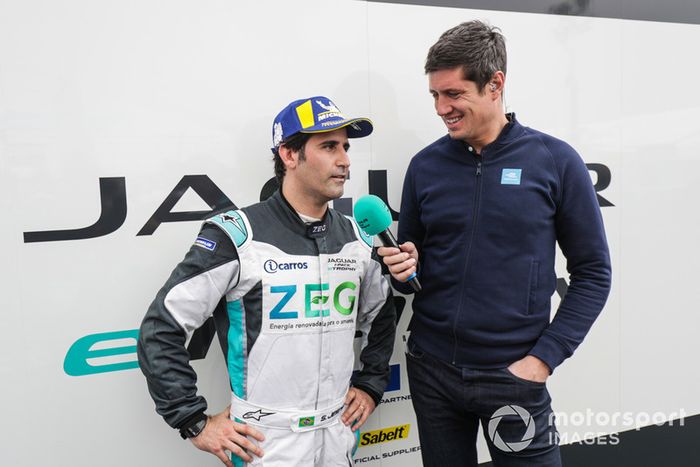 Vernon Kay con Sérgio Jimenez, Jaguar Brazil Racing
