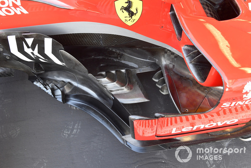 Ferrari SF71H bargeboard