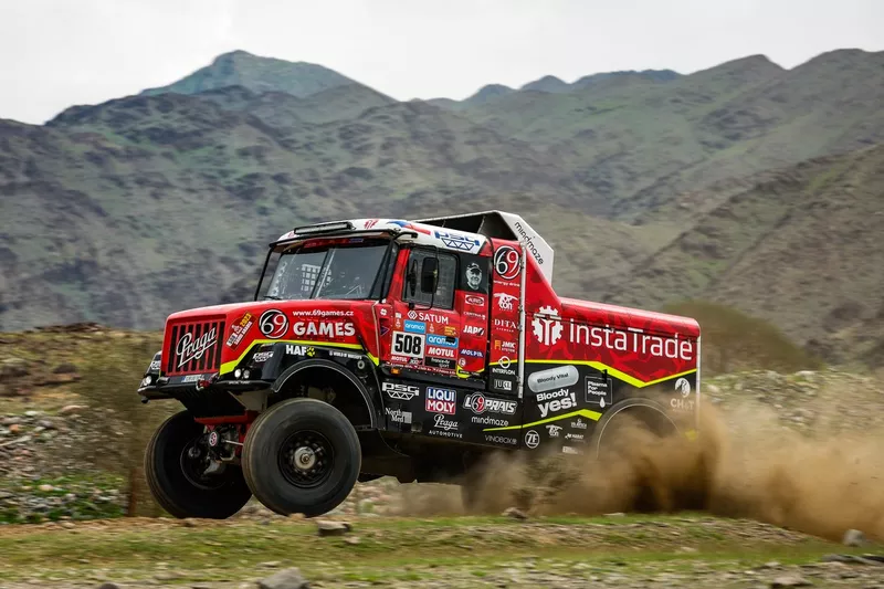 #508 Instaforex Loprais Praga: Ales Loprais, Petr Pokora, Jaroslav Valtr Jr.