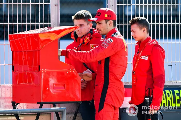 Charles Leclerc, Ferrari al muretto dei box