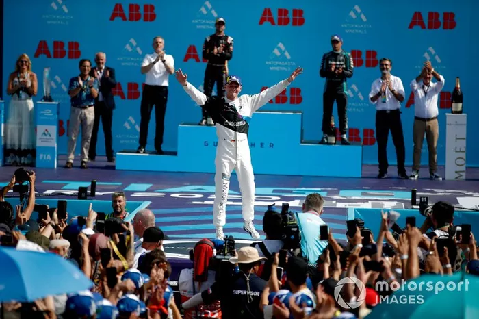 Podio: ganador de la carrera Maximilian Günther, BMW I Andretti Motorsports