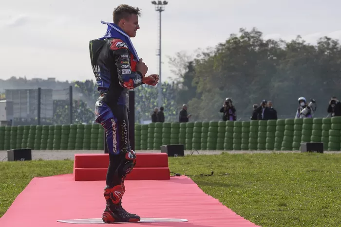 El campeón del mundo Fabio Quartararo, Yamaha Factory Racing