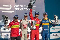 Podio: ganador Lucas di Grassi, ABT Schaeffler Audi Sport, segundo lugar Jérôme d ' Ambrosio, Dragon