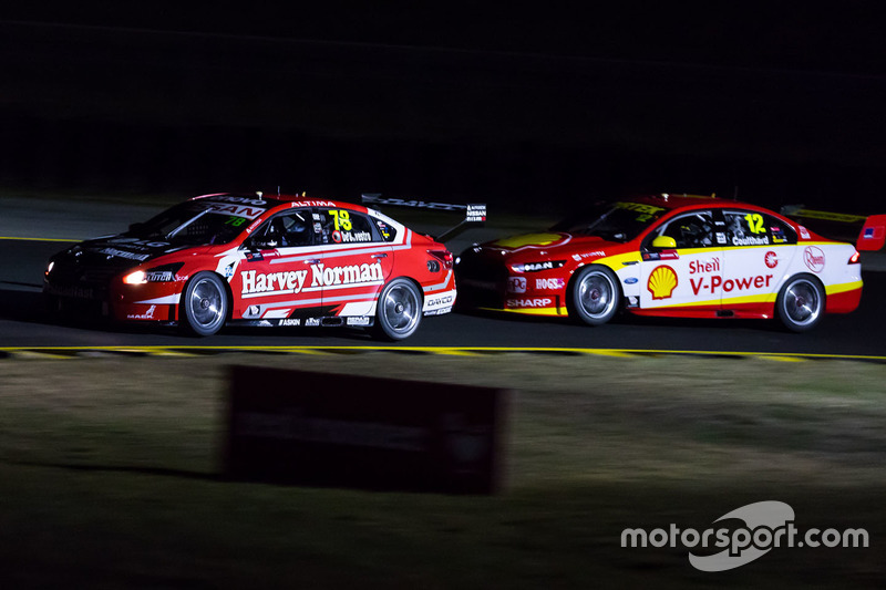 Fabian Coulthard, Team Penske Ford, Simona de Silvestro, Nissan Motorsports