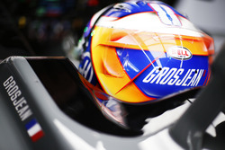 Le casque de Romain Grosjean, Haas F1 Team