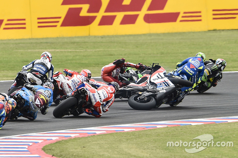 Jorge Lorenzo, Ducati Team, kaza