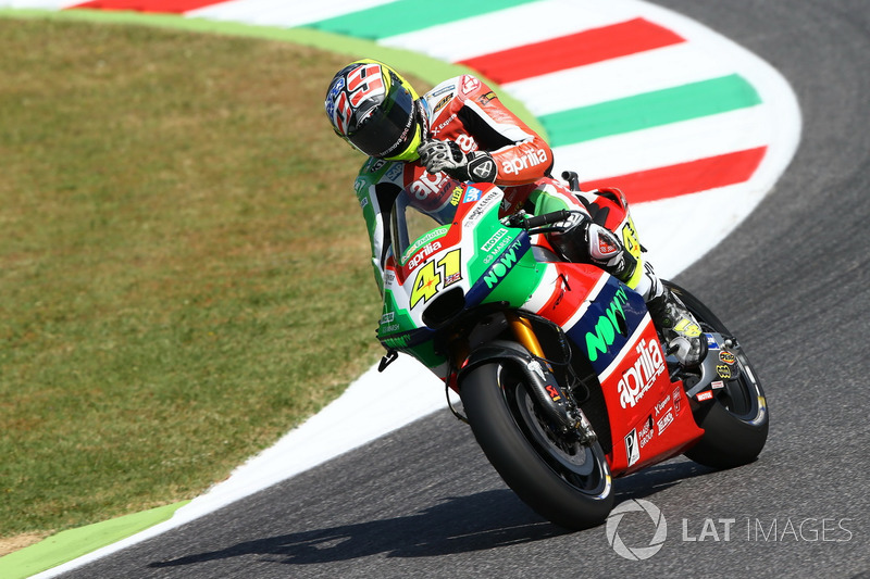 Aleix Espargaro, Aprilia Racing Team Gresini, Casco de homenaje de Hayden