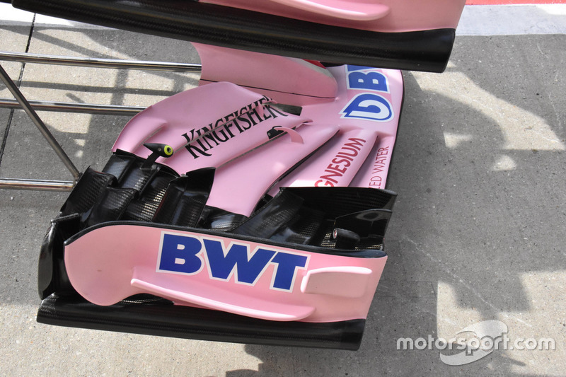 Sahara Force India F1 VJM10, old front wing