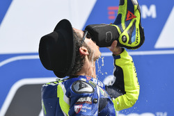 Second place Valentino Rossi, Yamaha Factory Racing