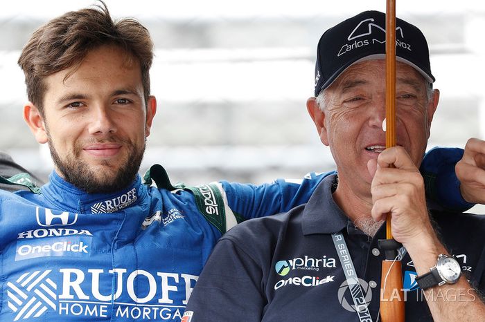 Carlos Munoz, Andretti Autosport Honda y su padre