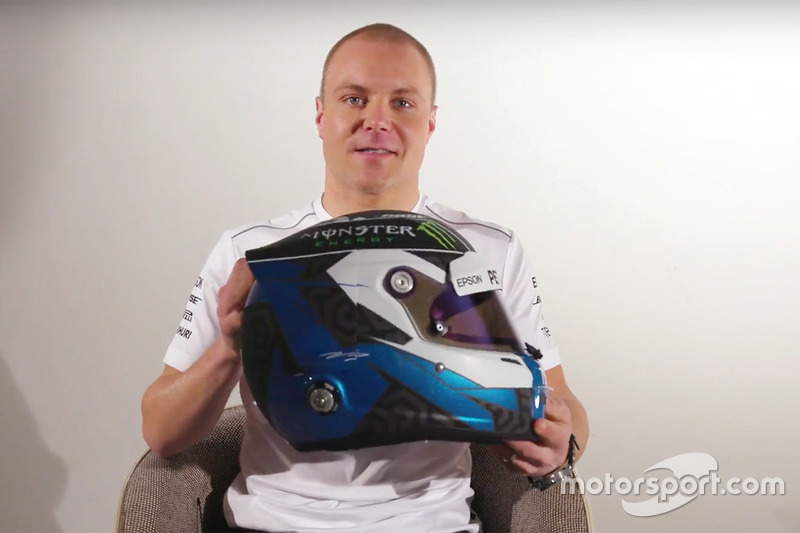 Valtteri Bottas, Mercedes AMG F1, mit seinem neuen Helm