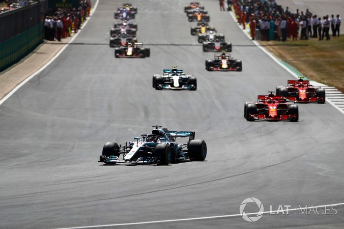 Lewis Hamilton, Mercedes AMG F1 W09, Sebastian Vettel, Ferrari SF71H, Kimi Raikkonen, Ferrari SF71H, Valtteri Bottas, Mercedes AMG F1 W09