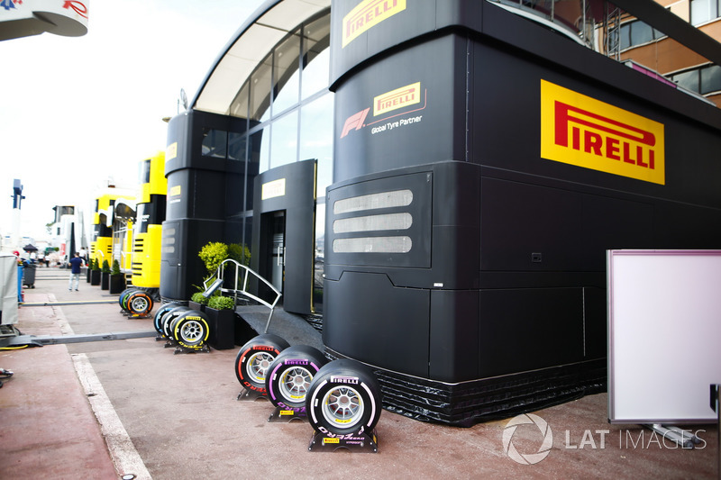 The Pirelli hospitality area