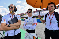 Stoffel Vandoorne, McLaren en la parrilla