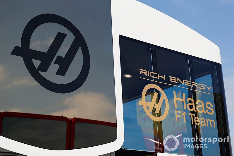 Le motorhome Haas F1