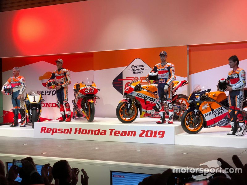 Mick Doohan, Marc Márquez, Jorge Lorenzo, Alex Crivillé, Honda HRC