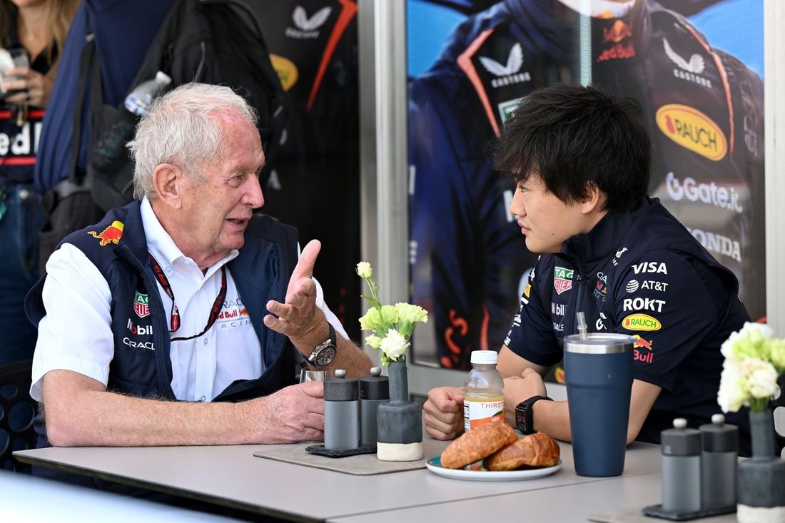 Yuki Tsunoda, Red Bull Racing, Helmut Marko, Red Bull Racing