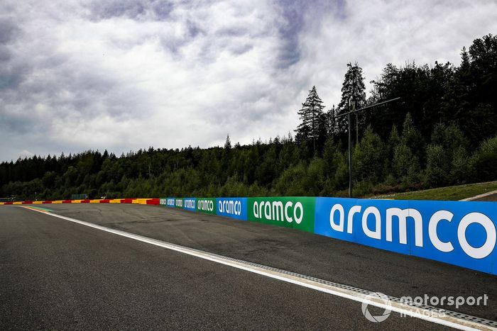 Detalle de la pista de Spa-Francorchamps