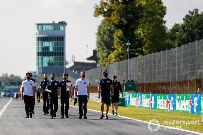 Piano del circuito de Monza