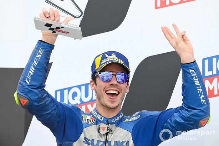 Podio: tercer lugar Joan Mir, Team Suzuki MotoGP