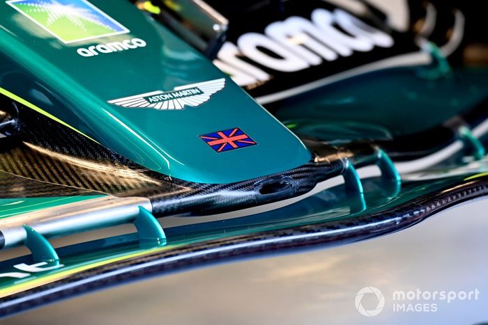 El morro del Aston Martin AMR22