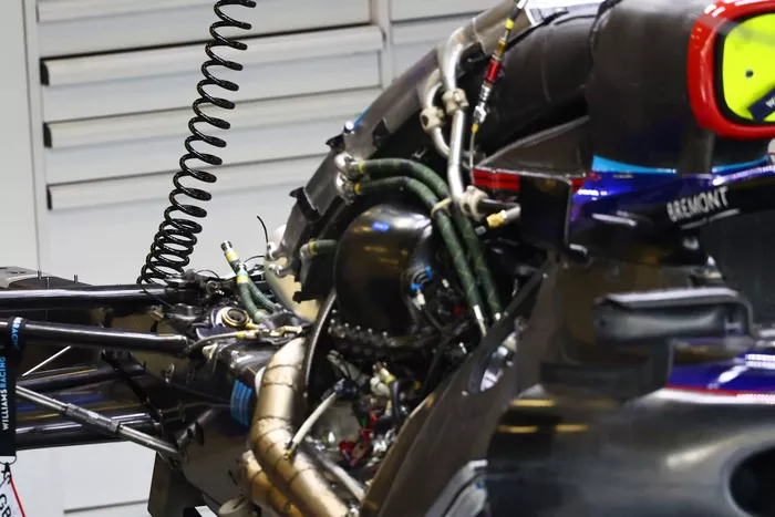 Detalle de la parte trasera del Williams FW44