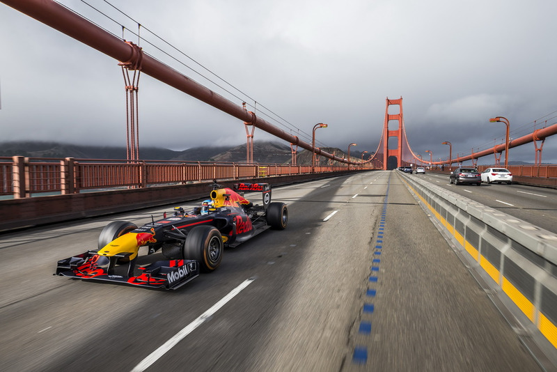 Daniel Ricciardo, Red Bull Racing RB7, in San Francisco