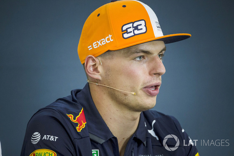 Max Verstappen, Red Bull Racing in press conference