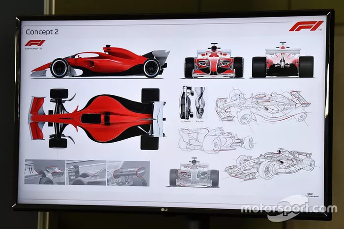 Boceto del F1 2021 