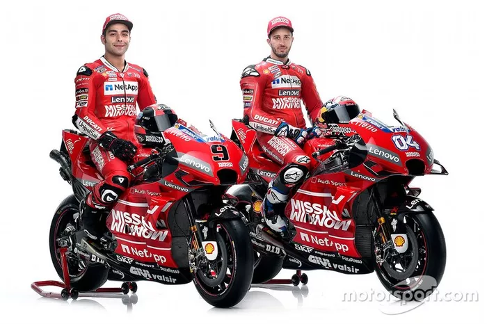 Andrea Dovizioso and Danilo Petrucci, Ducati Team