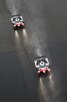 #7 Toyota Gazoo Racing Toyota TS050: Mike Conway, Kamui Kobayashi, Jose Maria Lopez, #8 Toyota Gazoo Racing Toyota TS050: Sébastien Buemi, Kazuki Nakajima, Fernando Alonso