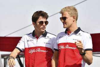 Marcus Ericsson, Sauber and Charles Leclerc, Sauber